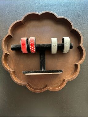 Disney Red & Gray MagicBand ~ Set Of 4